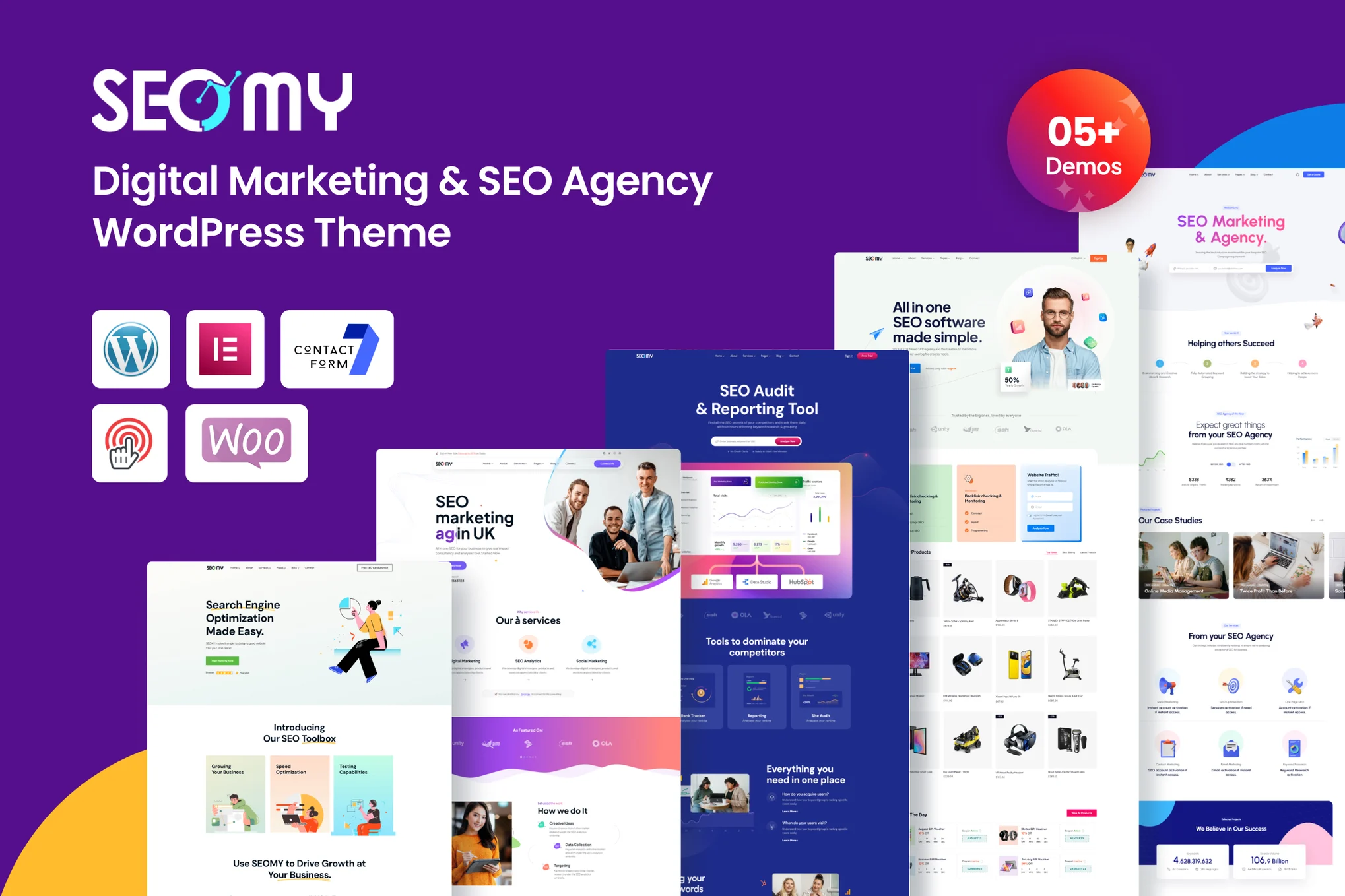 Seomy – 数字营销 WordPress 主题