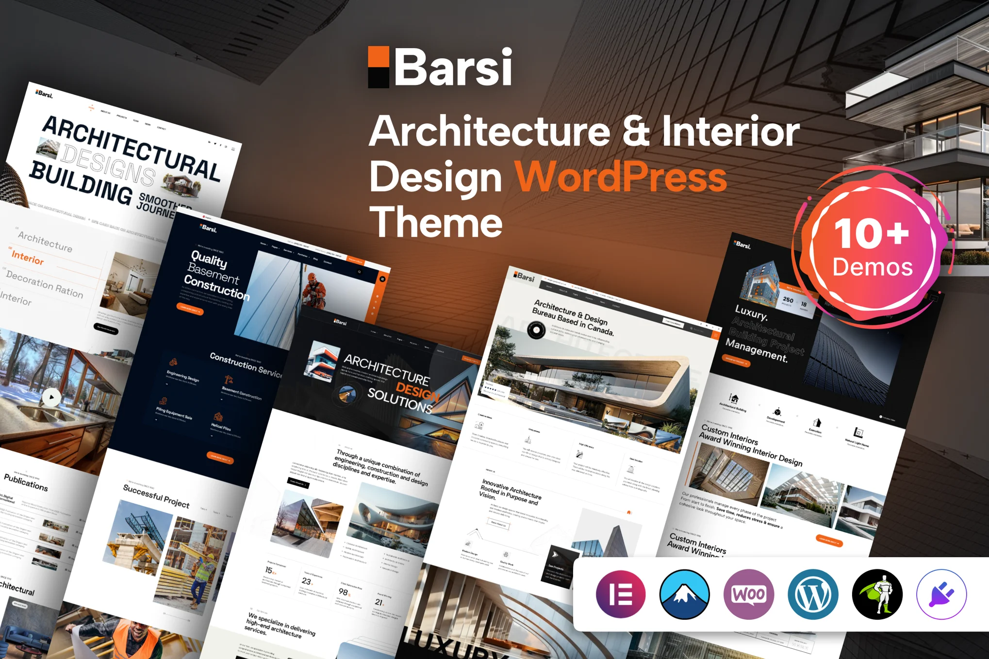 Barsi – 建筑与室内装饰 WordPress 主题