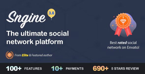 Sngine v4.0.3 – 终极 PHP 社交网络平台