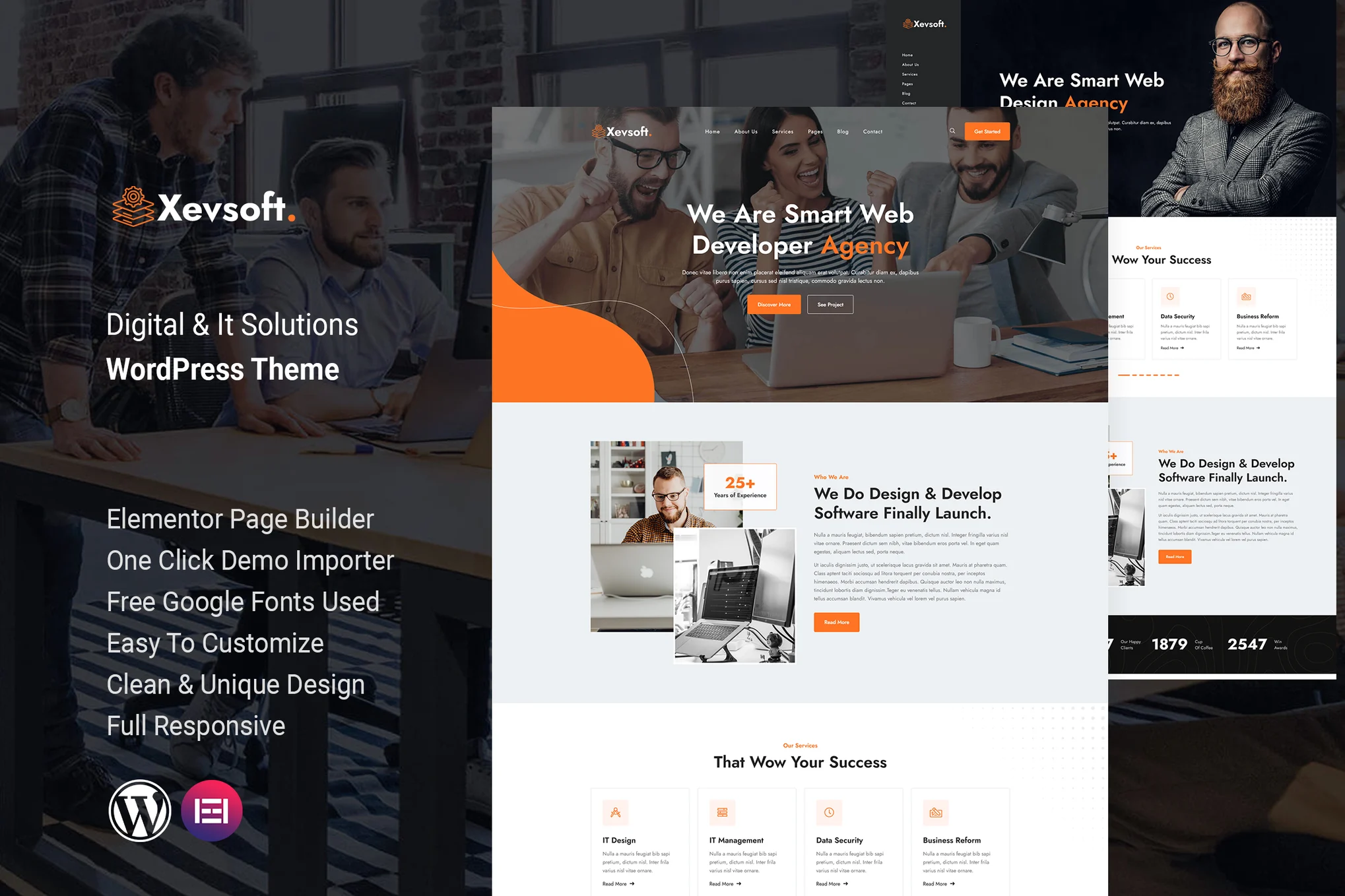 Xevsoft – 数字和 IT 解决方案 WordPress 主题