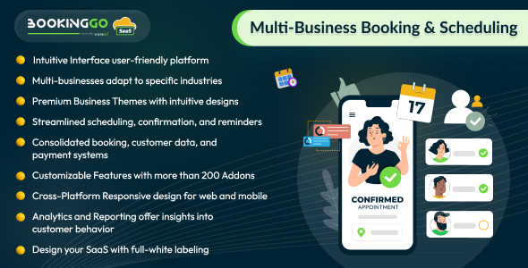 BookingGo SaaS v5.0 – 多业务预约和安排