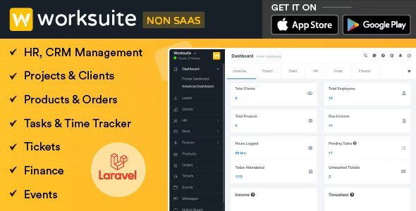 WORKSUITE v5.5.1 – 人力资源、客户关系管理和项目管理