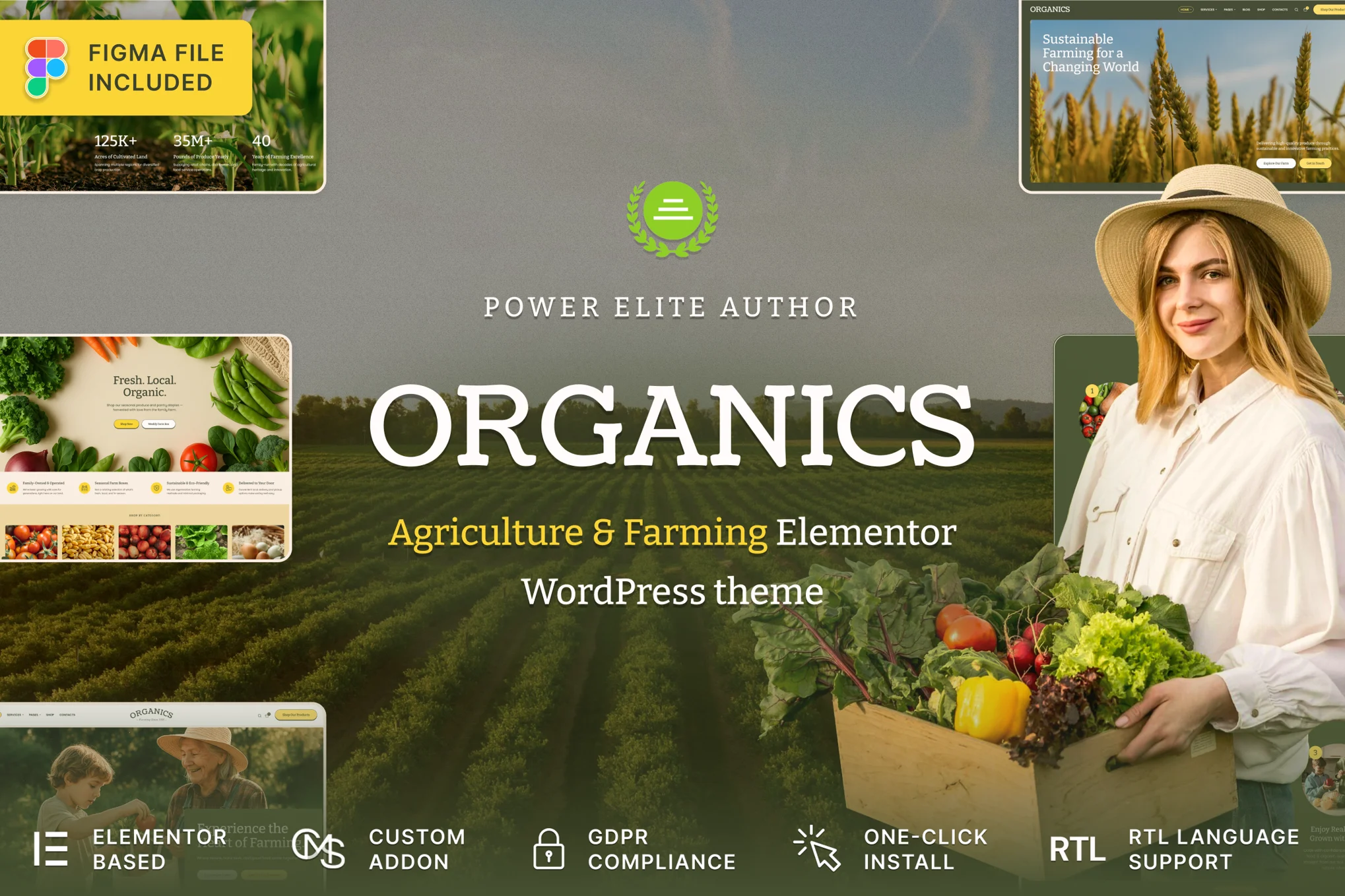 Organics – 农业和食品农场 WordPress 主题