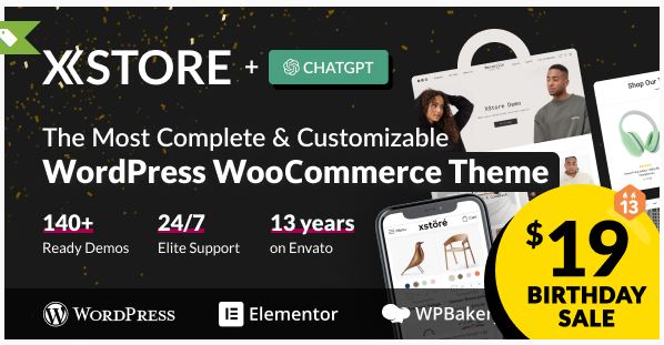 XStore v9.4.12 – 多用途WordPress 主题