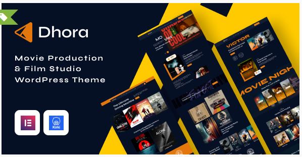 Dhora – 电影制作和电影工作室 WordPress 主题