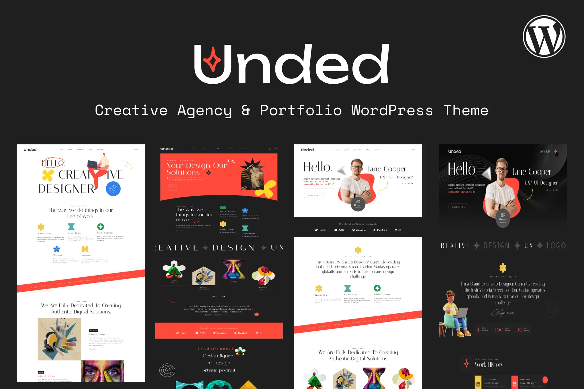 Unded – 创意作品集 WordPress 主题