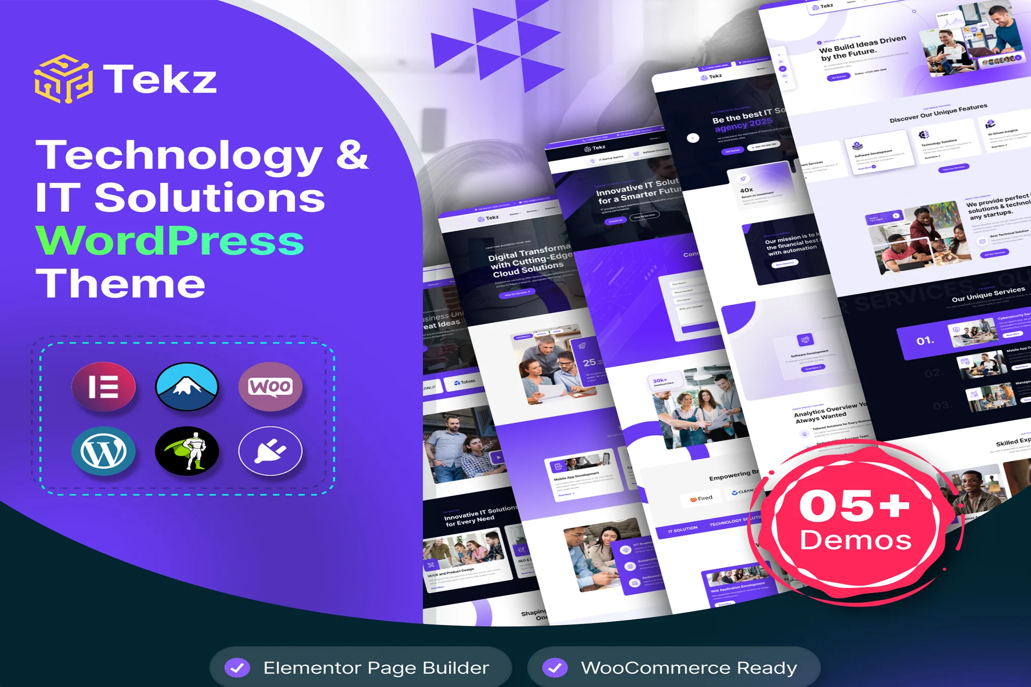 Tekz – 技术和 IT 解决方案 WordPress 主题
