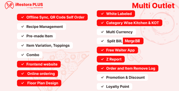 iRestora PLUS Multi Outlet v7.5 – 下一代餐厅 POS