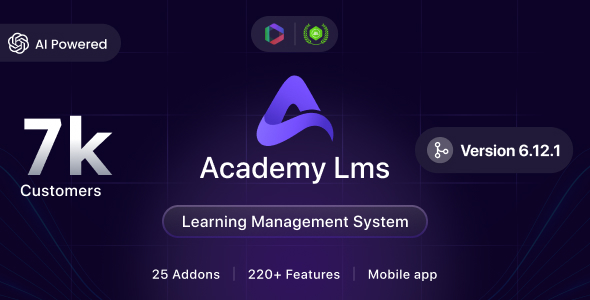 Academy LMS v6.14 – 学习管理系统