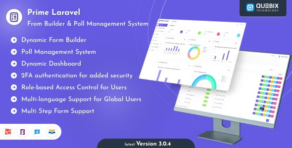 Prime Laravel v3.0.5 – 表单生成器和投票管理系统