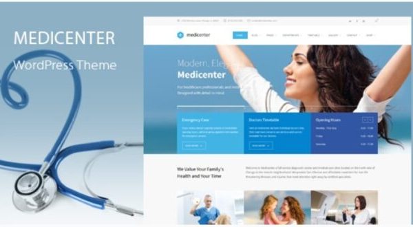 MediCenter – 健康医疗诊所 WordPress 主题