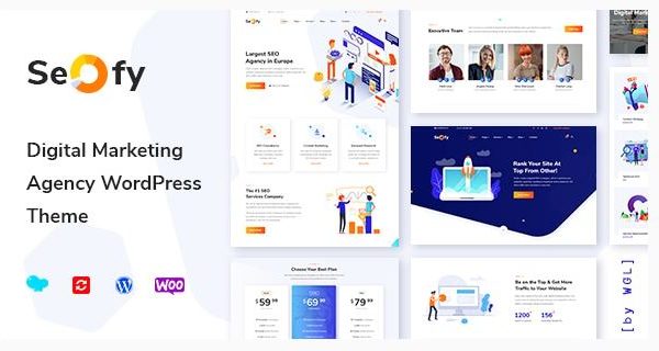Seofy v1.6.11 – 数字营销机构 WordPress 主题