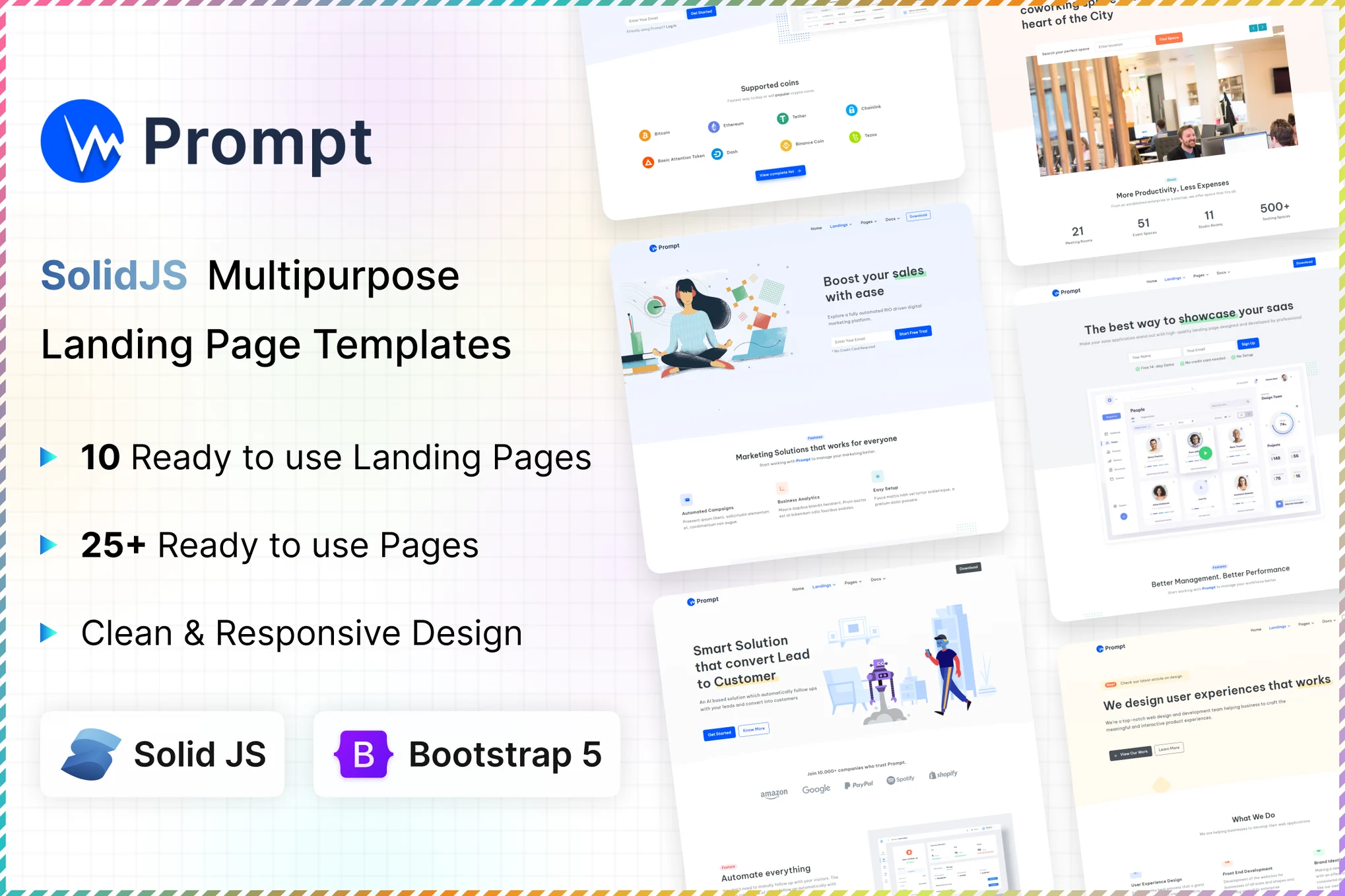 Prompt – 现代多功能 SolidJs 模板