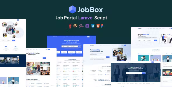 JobBox v1.16.4 – Laravel 求职门户多语言系统