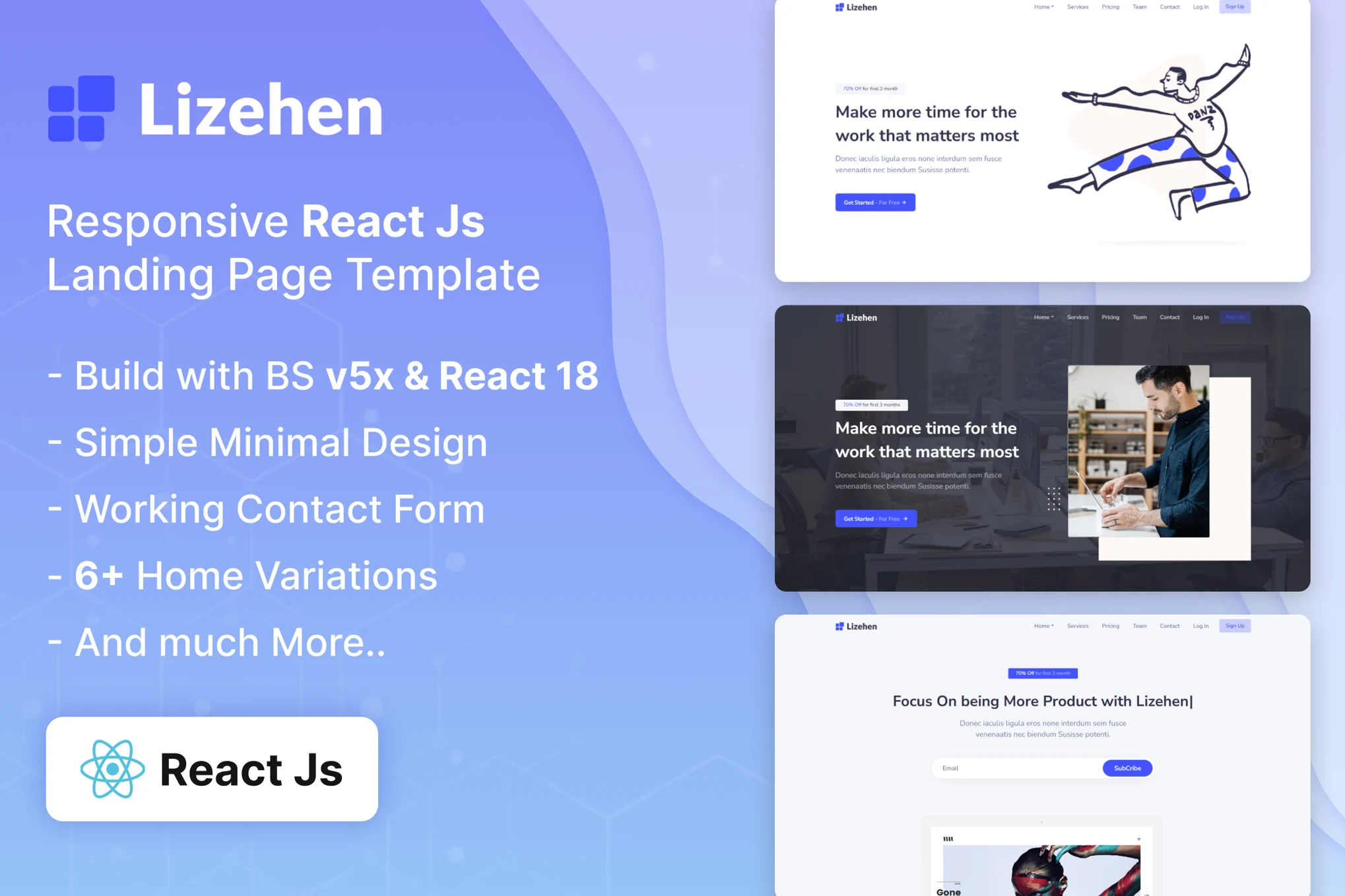 Lizehen – React 登陆页面模板