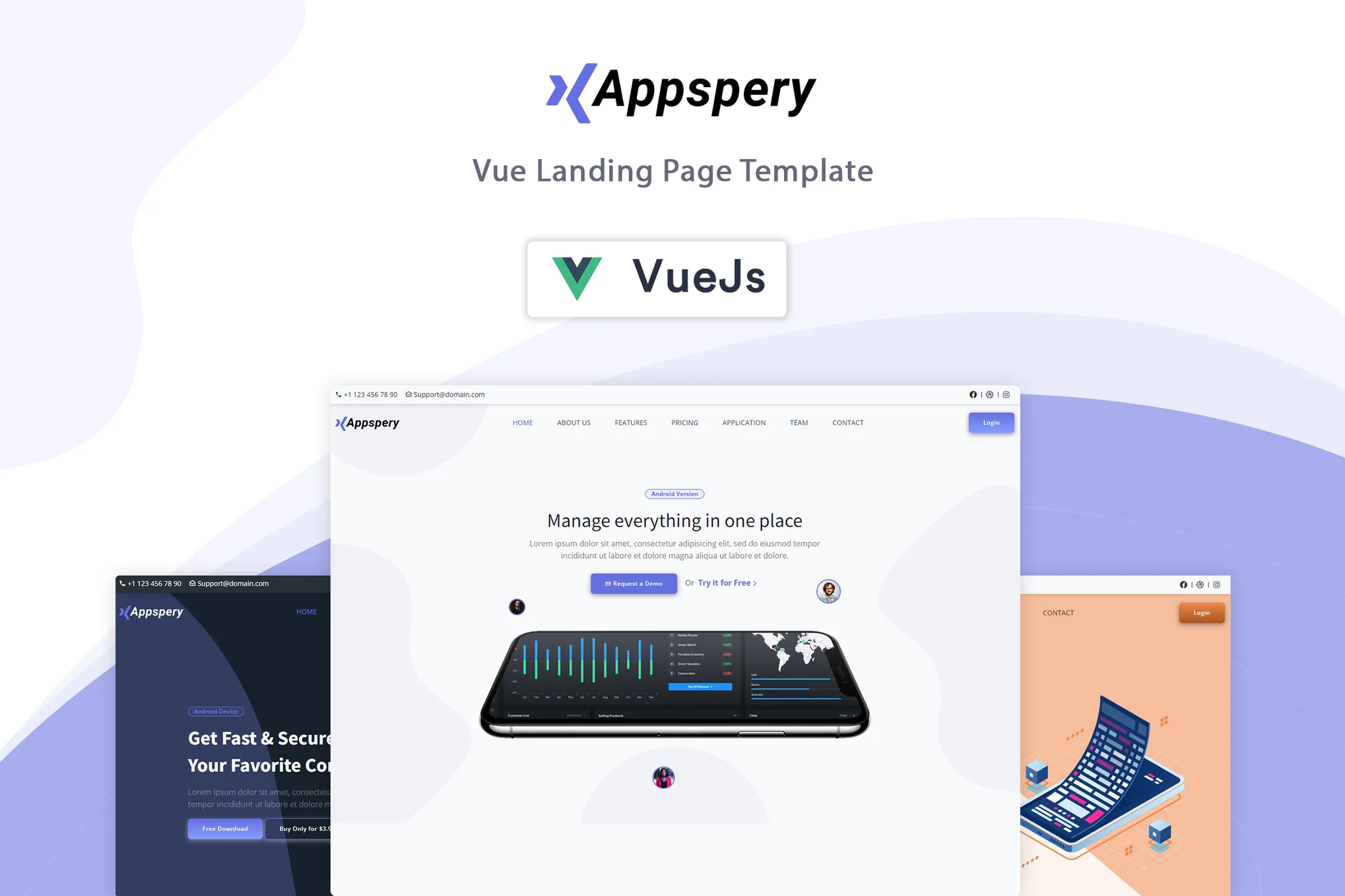 Appspery-Vue登陆页面模板