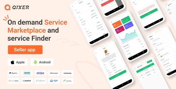 Qixer – 多供应商按需服务市场卖家应用程序