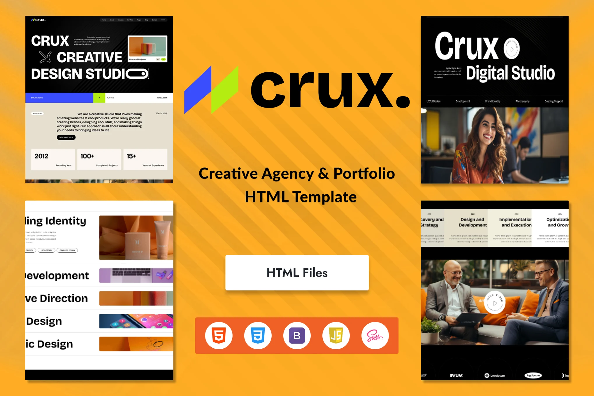 Cruv – 创意机构和作品集 HTML 模板