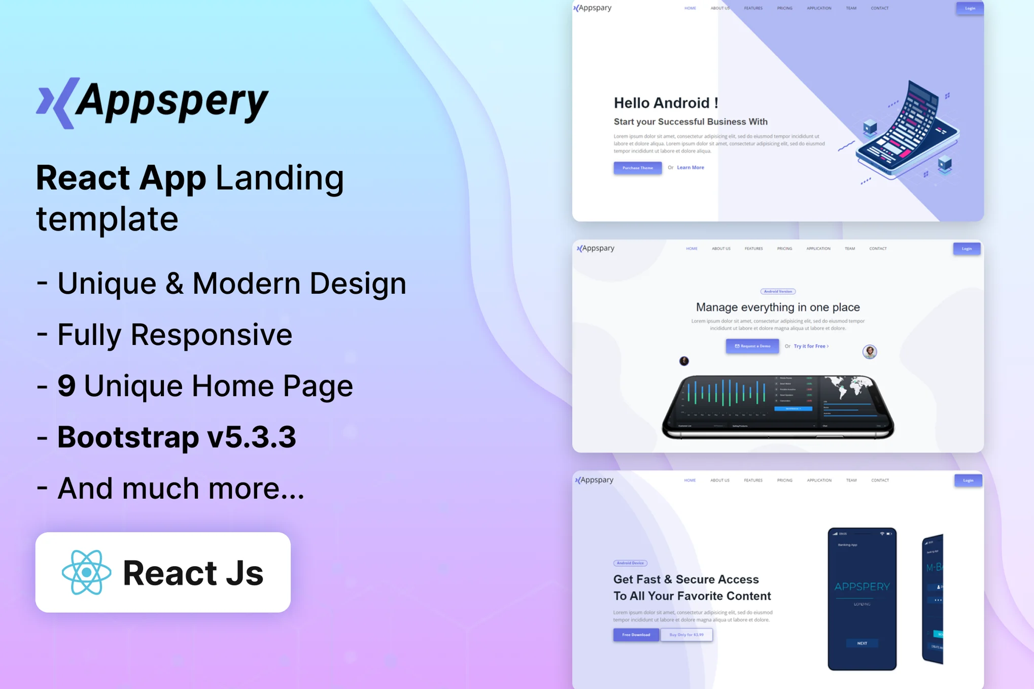 Appspery – React 登陆页面模板