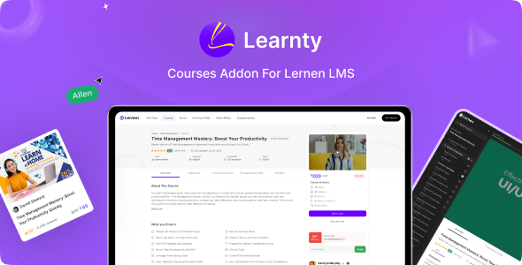 Learnty LMS – Lernen 课程插件