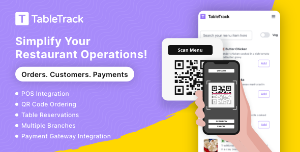 TableTrack v1.2.38 – 完整的 SaaS 餐厅管理解决方案