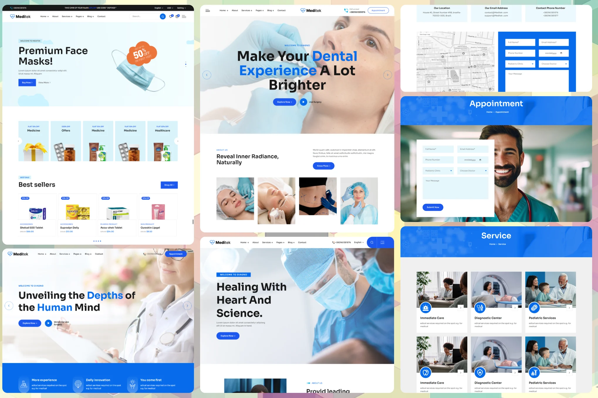 Meditek – 健康与医疗 HTML 模板