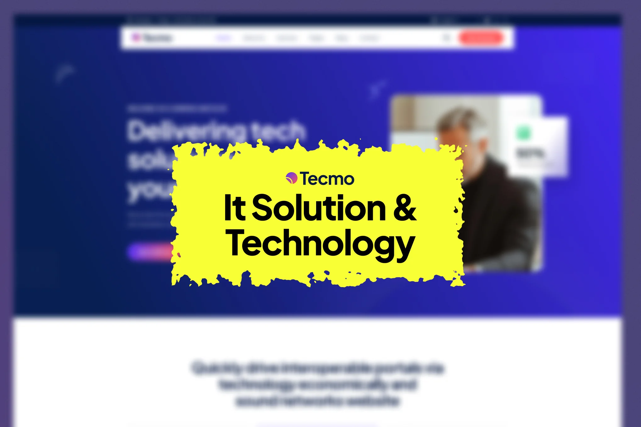Tecmo – IT 解决方案和技术 HTML 模板