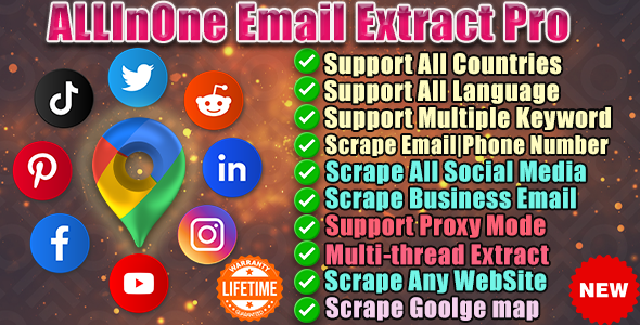 AllInOne 电子邮件提取器和抓取工具 v3.7.2