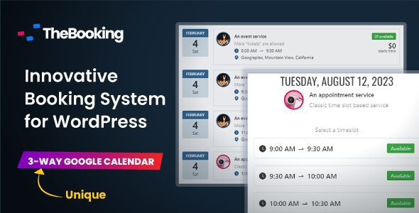 Team Booking 3.0.15 – WordPress Booking and Appointment Scheduling System