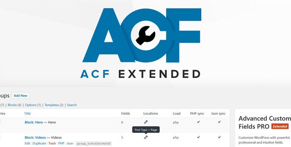 ACF Extended Pro 0.9.2.3 – Advanced Custom Fields 增强套件