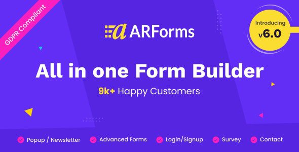 ARForms 7.2.2 – WordPress表单构建器插件