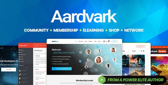 Aardvark 4.7.2 – 社区、会员、BuddyPress 主题