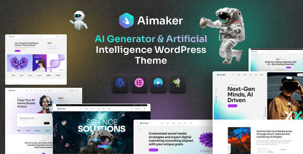 Aimaker 1.0.0 – AI 代理与技术 WordPress 主题