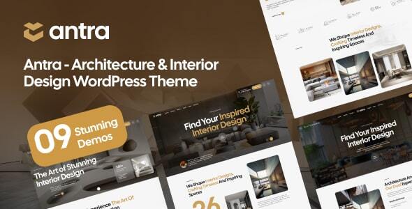 Antra 1.0.15 – 建筑与室内设计WordPress主题