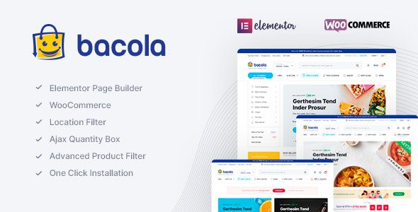 Bacola 1.6.3 – 食品商店和食品电子商务主题