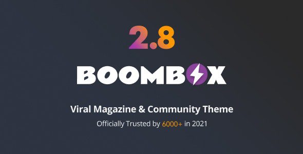 BoomBox 2.10.3 – Viral 杂志文字通讯 主题