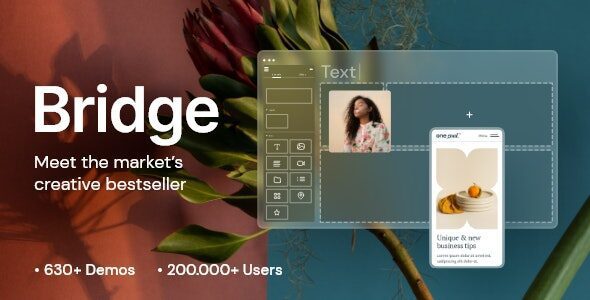 Bridge 30.8.9.1 – 创意元素和WooCommerce WordPress 主题