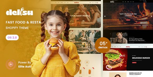 Delisu 1.0 – 快餐与餐厅响应式Shopify 2.0主题