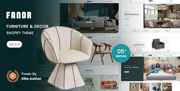 Fanor 1.0 – 家具与装饰 Shopify 2.0 主题