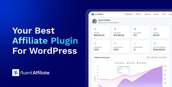 FluentAffiliate Pro 1.5.1 – WordPress 联盟管理插件