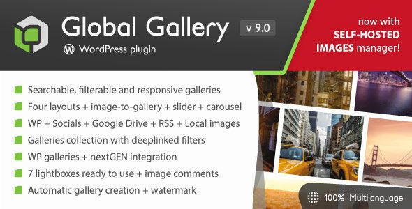 Global Gallery 11.1.2 – WordPress 响应相册