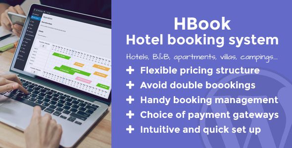 HBook 2.1.10 – 酒店预订系统 WordPress 插件