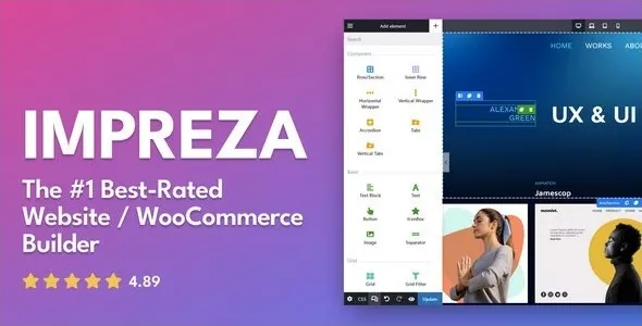 Impreza 9.1 – WordPress 网站和 WooCommerce 构建器