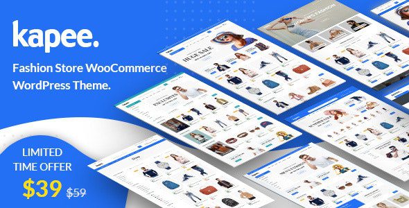 Kapee 1.7.4 – 现代多用途WooCommerce 主题