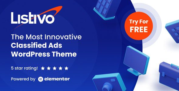 Listivo 2.3.90 – 已分类的 Ads 表单 主题