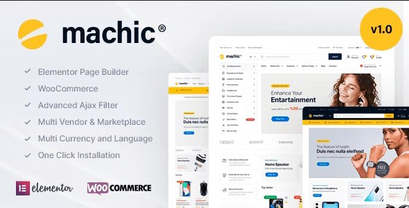 Machic 1.6.5 – 电子商店WooCommerce 主题
