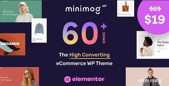 MinimogWP 4.1.8 – 高转换电子商业文字新闻 主题