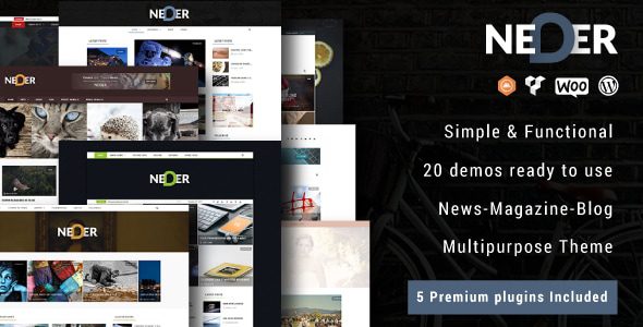 Neder 2.0 – WordPress 新闻杂志与博客主题