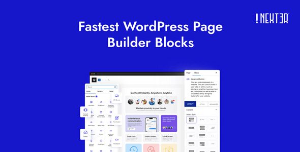Nexter Blocks Pro 5.0.3 – WordPress 页面构建器块