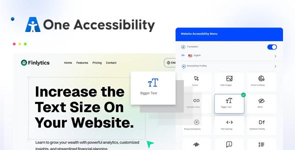 One Accessibility Pro 1.3.0 – WordPress 快速插件